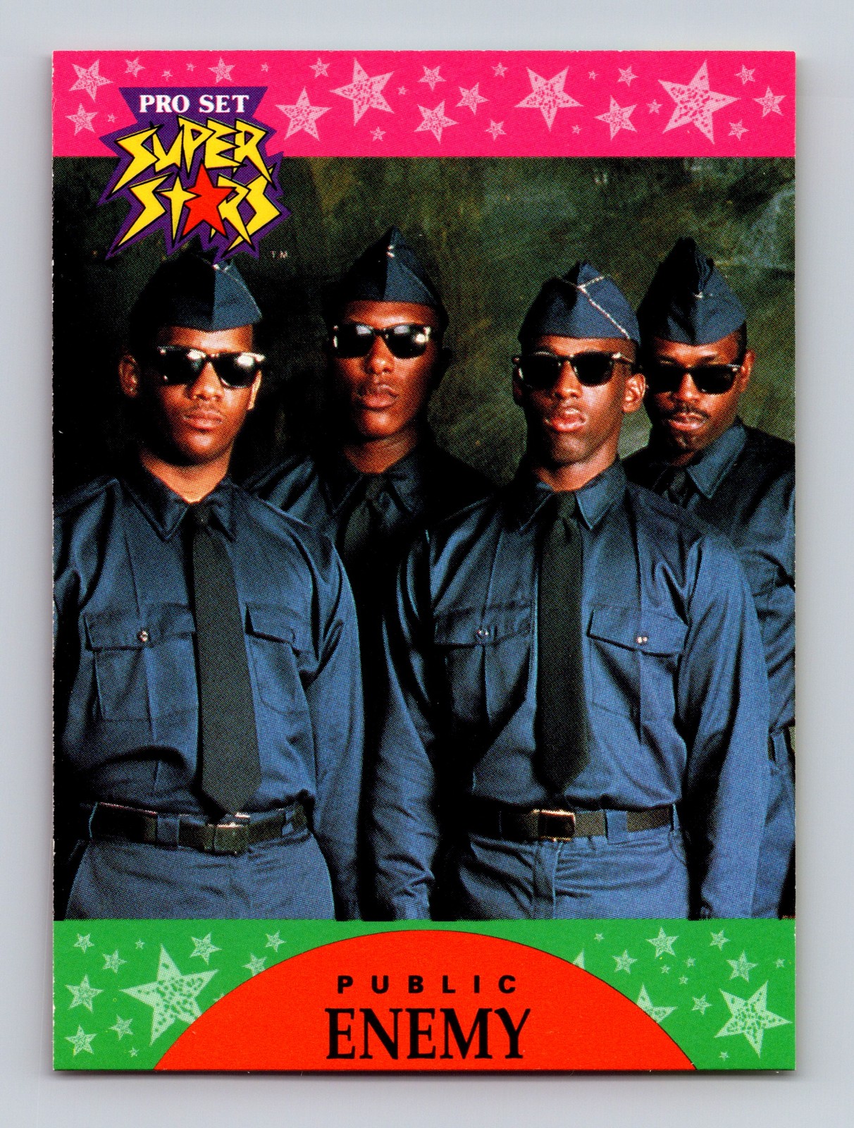 1991 Pro Set SuperStars MusiCards #6 Promo Nemici Pubblici