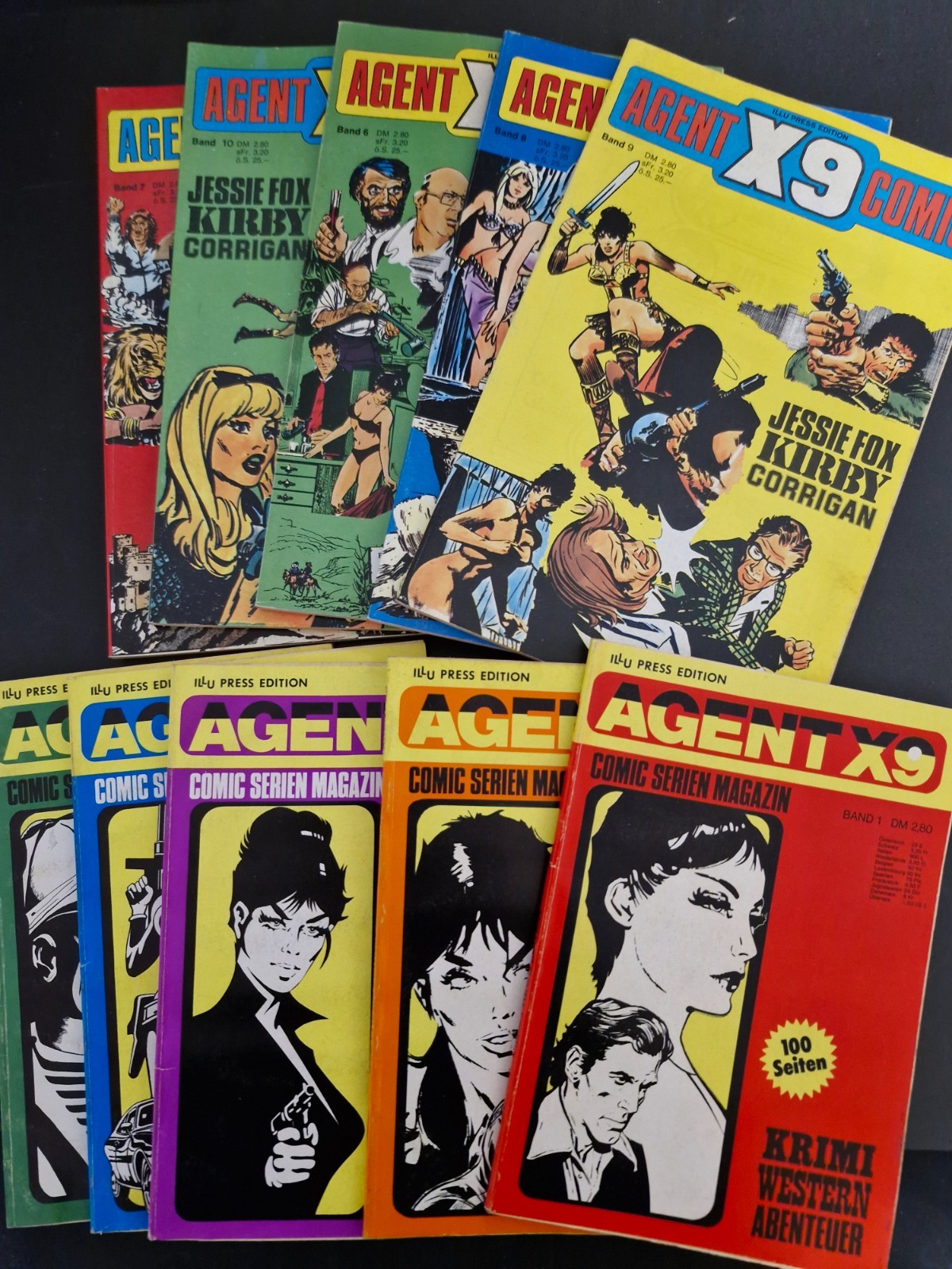 Agent X9 Fumetto Volume da 1 a 10 Completo (Illu Press Edition)Z1
