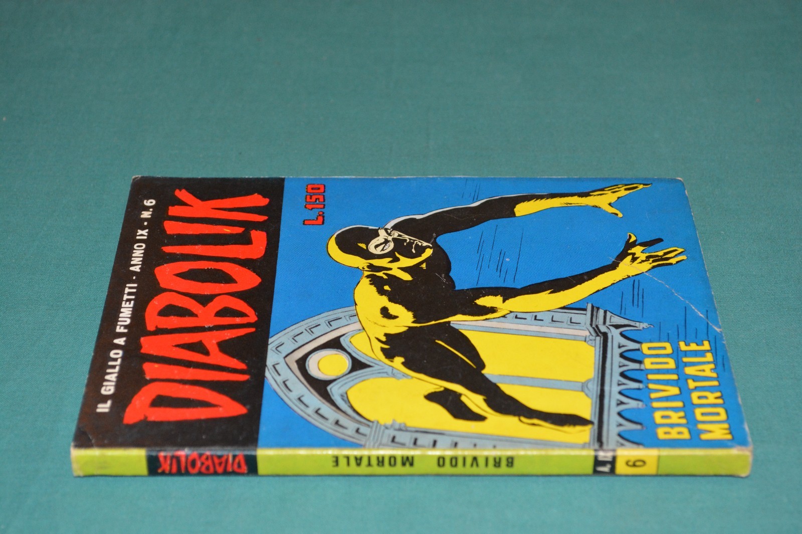 DIABOLIK Anno IX 9° NONO # 6 Astorina Sodip 1a edizione 16/03/1970