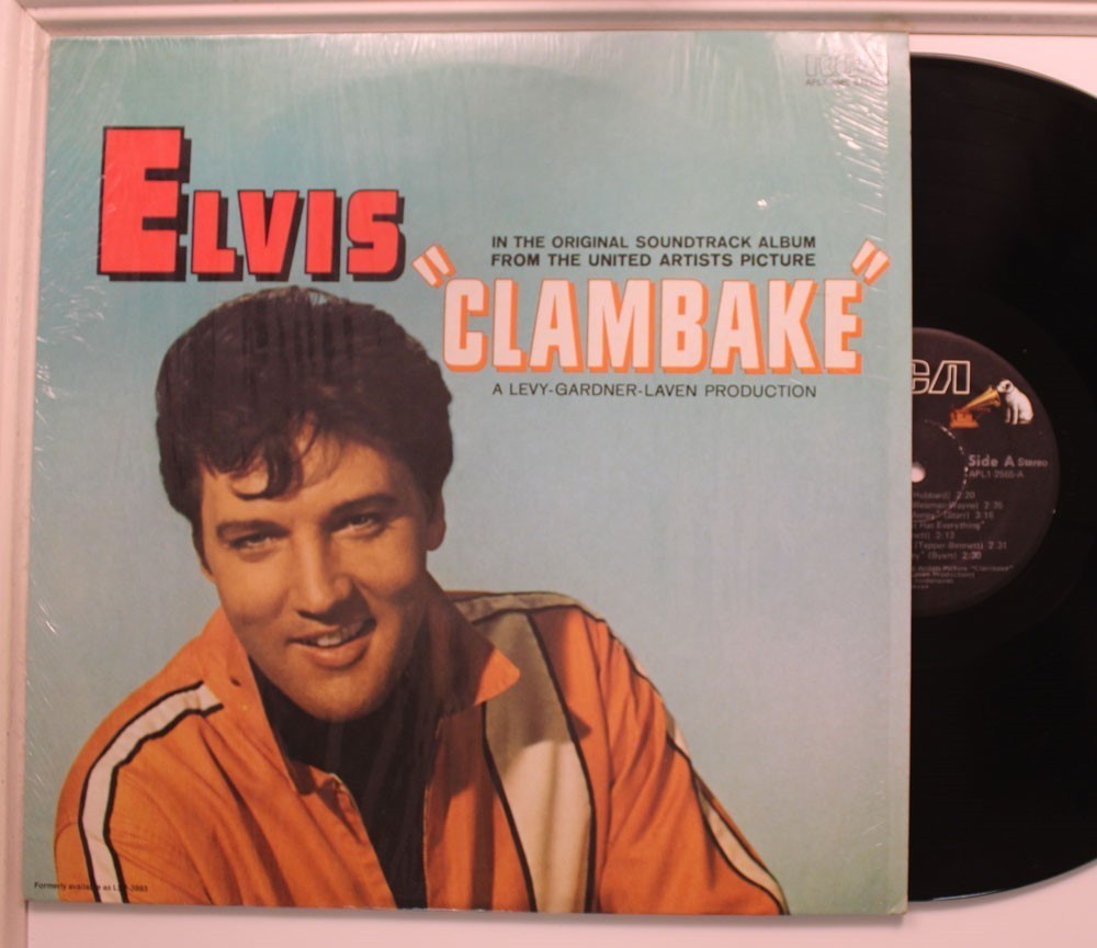 Elvis Presley LP Clambake Soundtrack Vinile Rca 12" 33 RPM - VG++