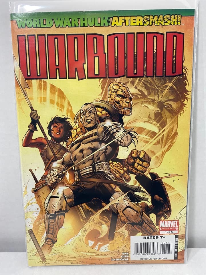 34298: MARVEL WARBOUND #1 grado quasi nuovo