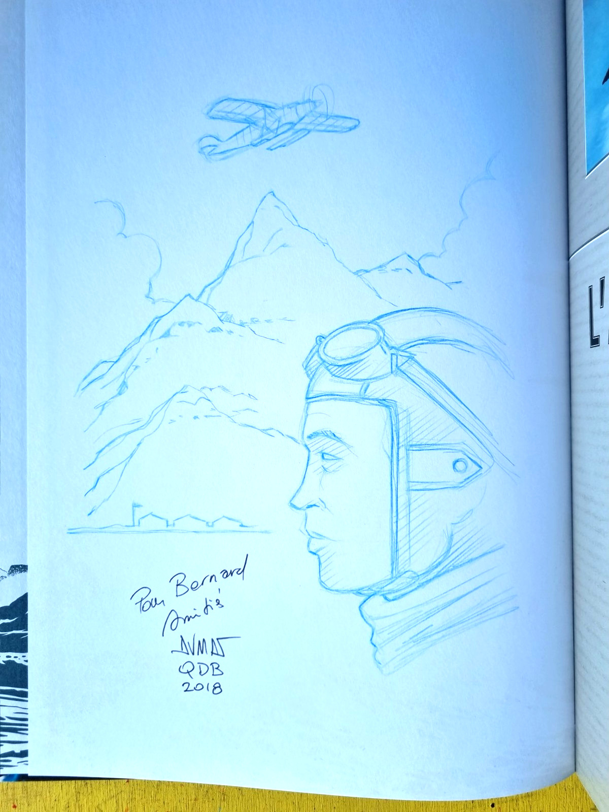 BD  L'AEROPOSTALE N°4 Saint exupery + DEDICACE de DUMAS EO 2016  NEUF T2GH25