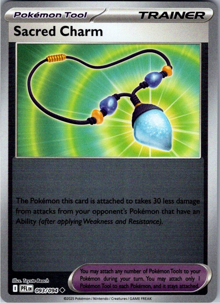 Sacred Charm Reverse Holofoil 093/094 Phantasmal Flames NM