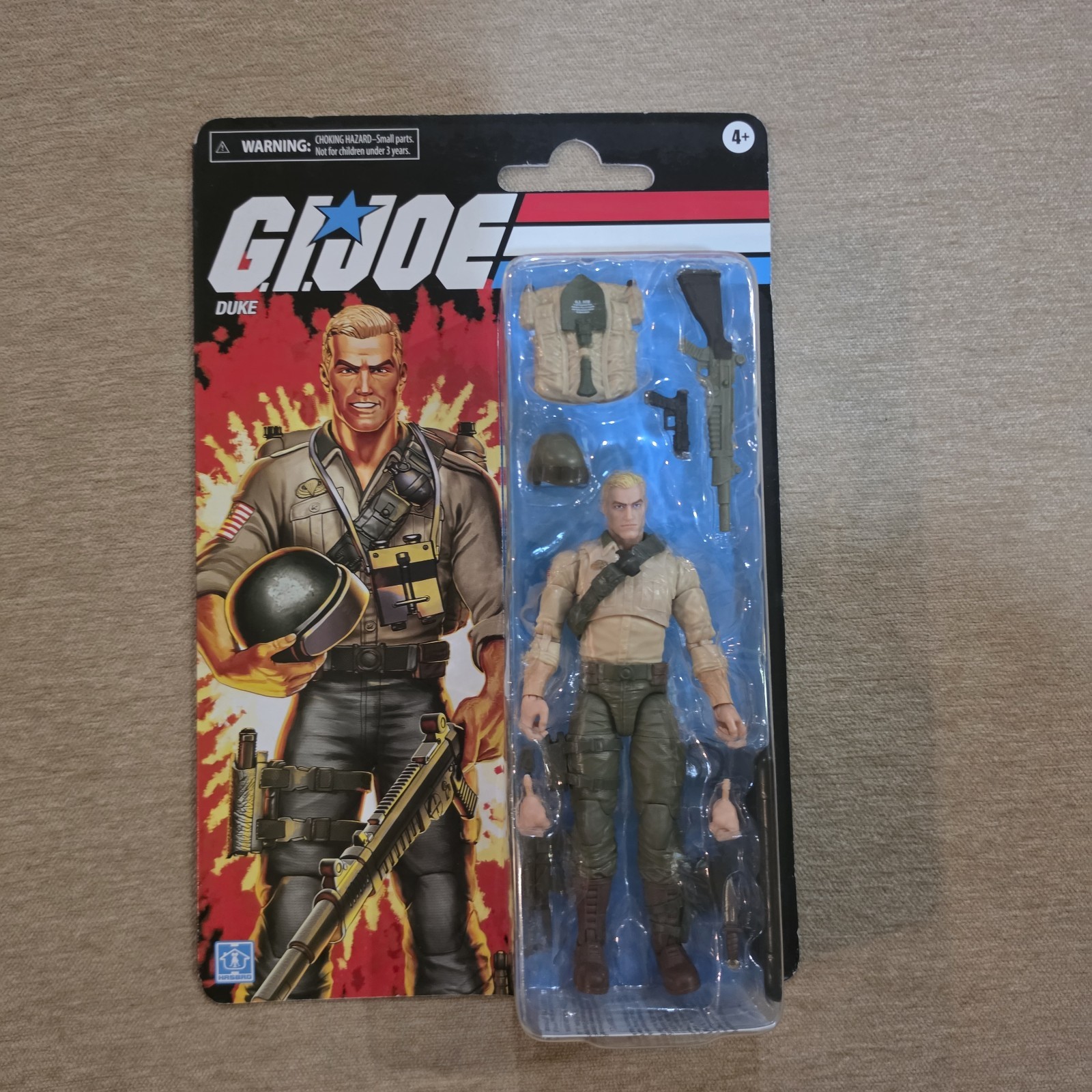 G.I. Joe Classified Series Retro Card Duke Hasbro 6" 2024
