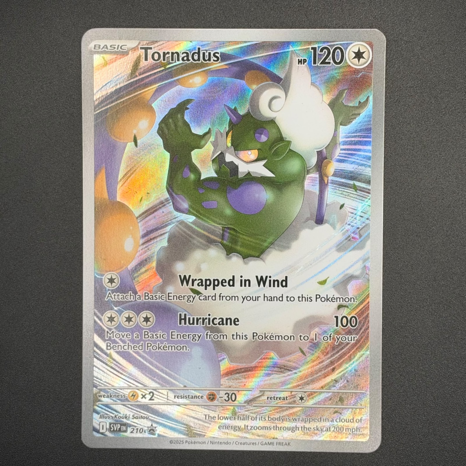 210 Tornadus - Black Star Promo - Pokemon TCG: Scarlet & Violet - Near Mint/Mint