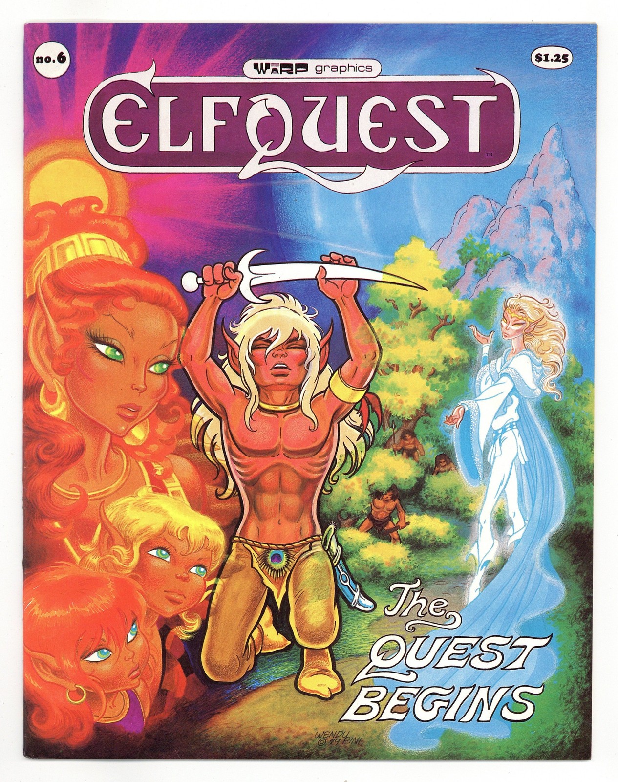 Elfquest Magazine #6-1ST VF- 7.5 1980