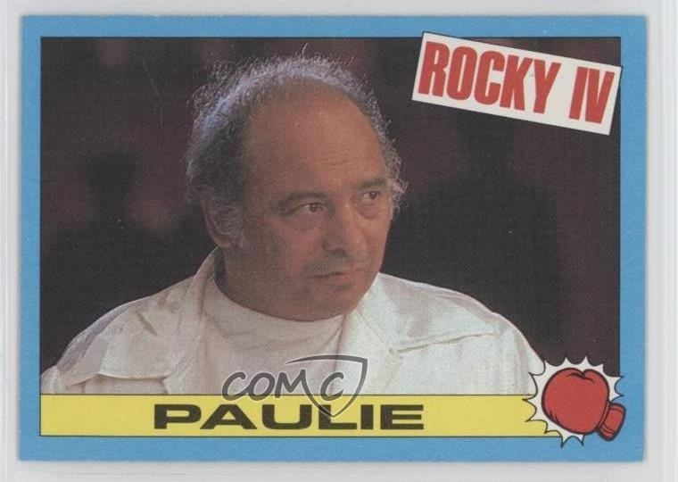 1985 Topps Rocky IV Paulie Burt Young #5 0kb5