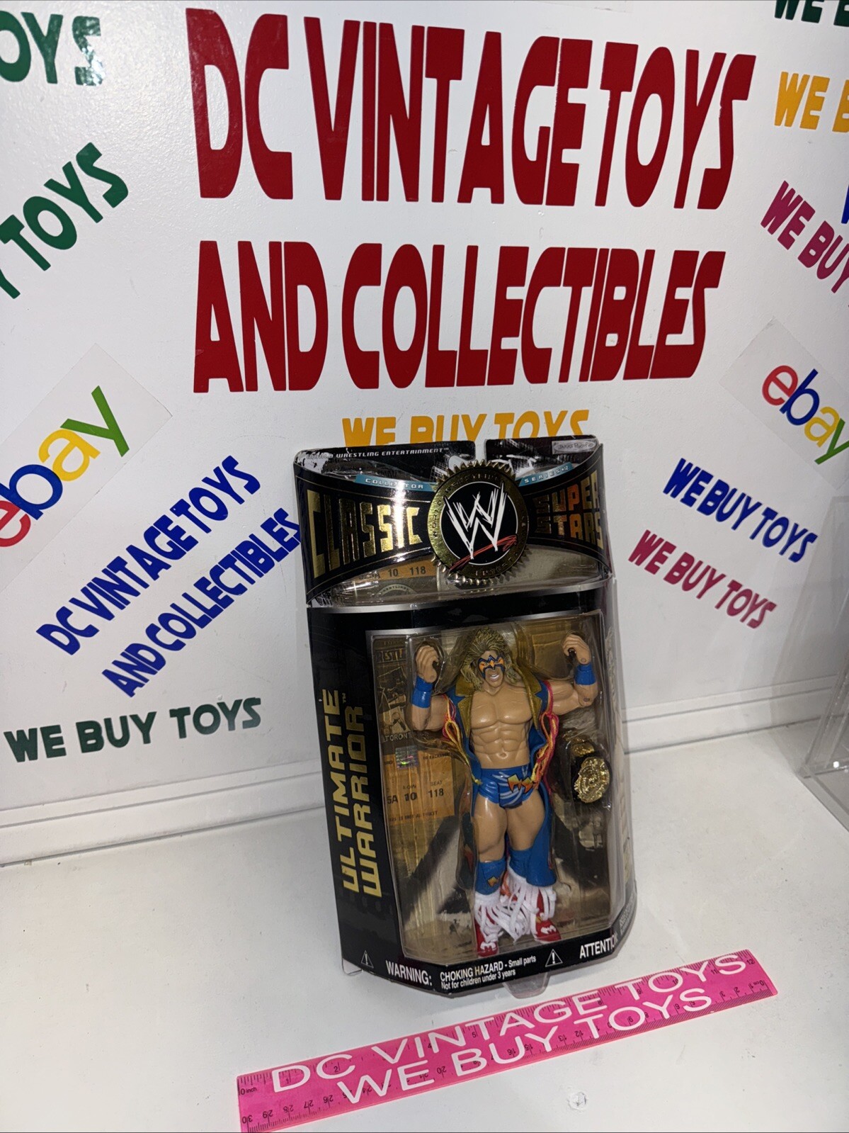 WWE wwf Jakks Classic Superstars Series 12 The ULTIMATE WARRIOR 🔥