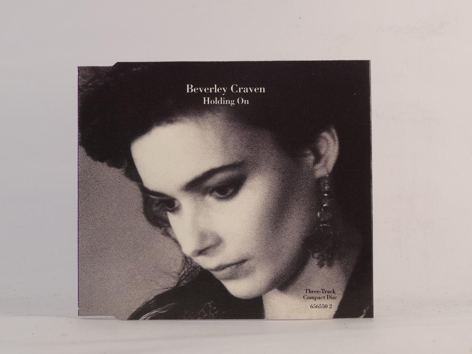 BEVERLEY CRAVEN HOLDING ON (I86) 4 Track CD Single including Picture Sleeve EPIC