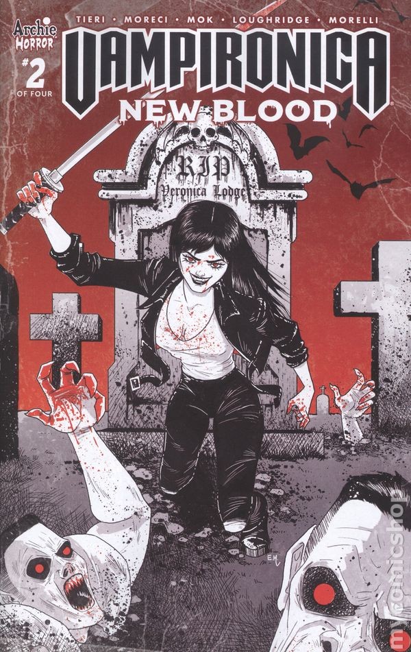Vampironica New Blood #2B Hutchison Variant NM 2020 Stock Image