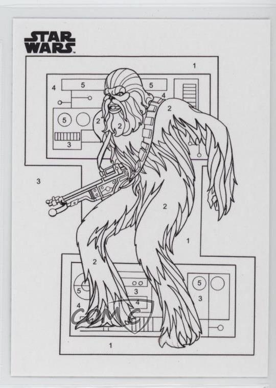 2025 Topps Chrome Star Wars dal numero Chewbacca #CP-16 j3z