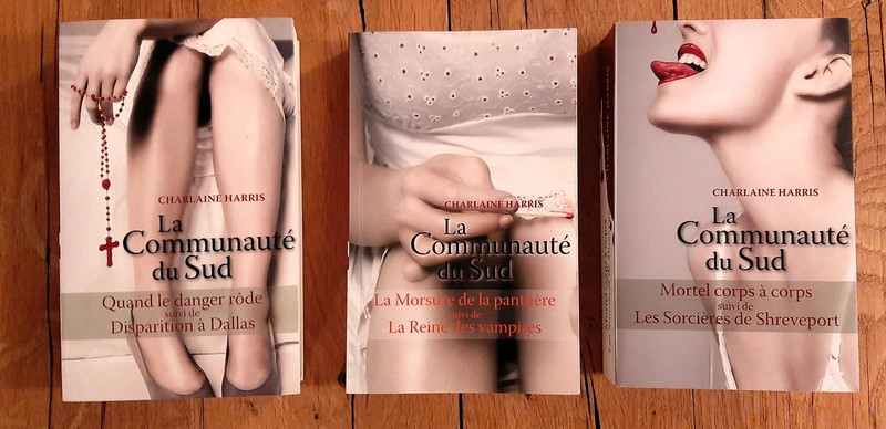 Lot de 3 romans de Charlaine Harris La communauté du Sud