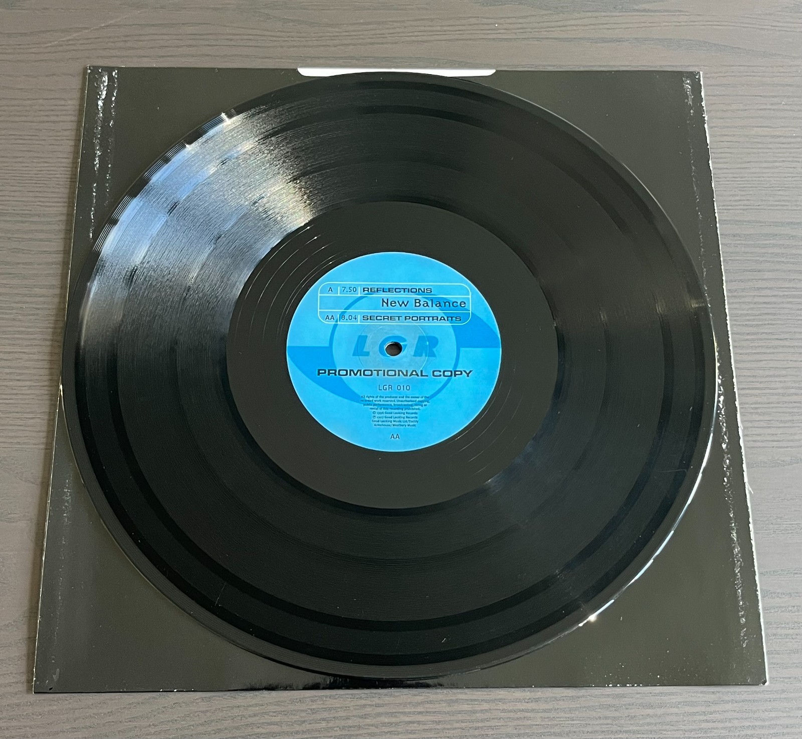 New Balance – Reflections / Secret Portraits (12" Vinyl) Promo LGR010