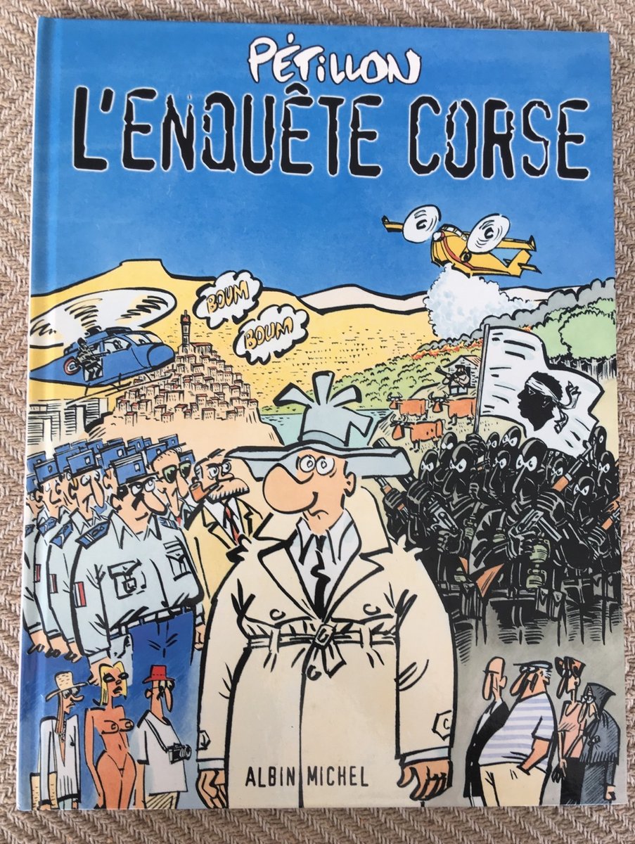 Y3 BD - L'ENQUÊTE CORSE - PETILLON - ÉDITION ORIGINALE EO ALBIN MICHEL