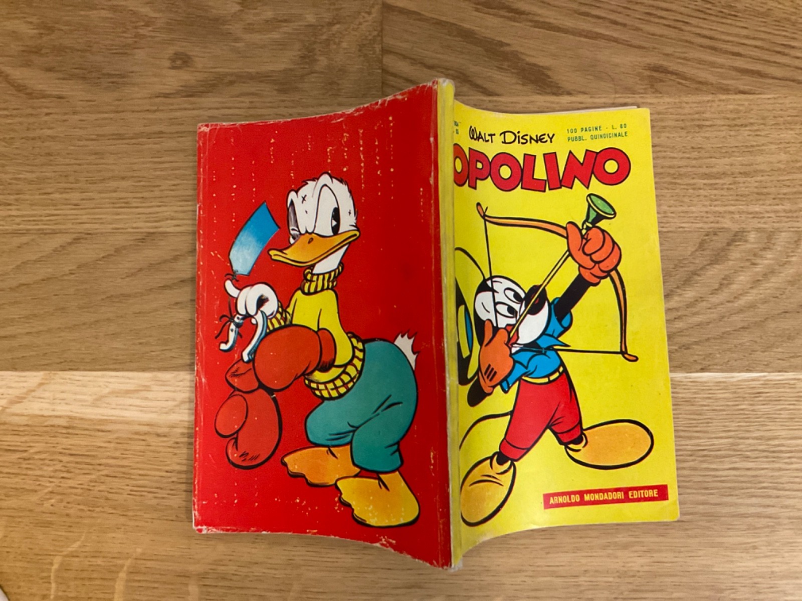 TOPOLINO LIBRETTO N.85 MONDADORI - 1954 - ORIGINALE DISNEY SI BOLLINO
