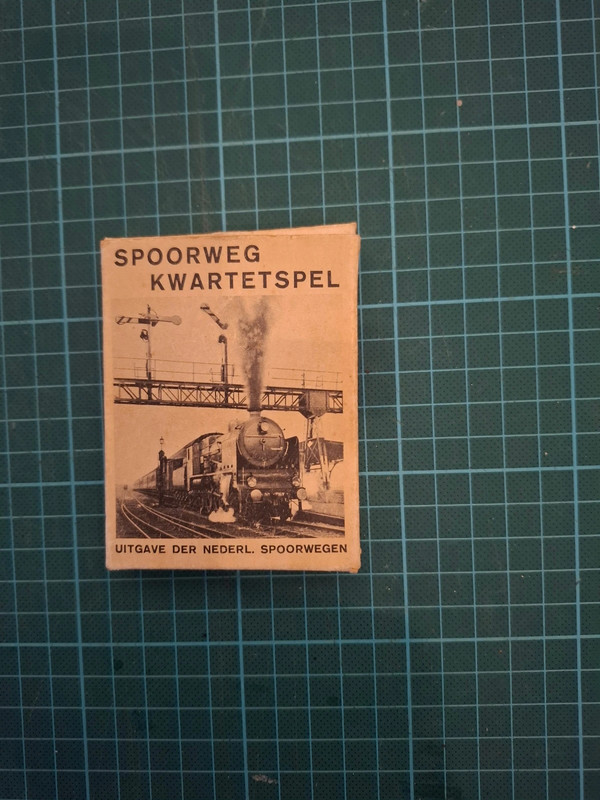 Kwartetspel Nederlandse Spoorwegen uit 1934