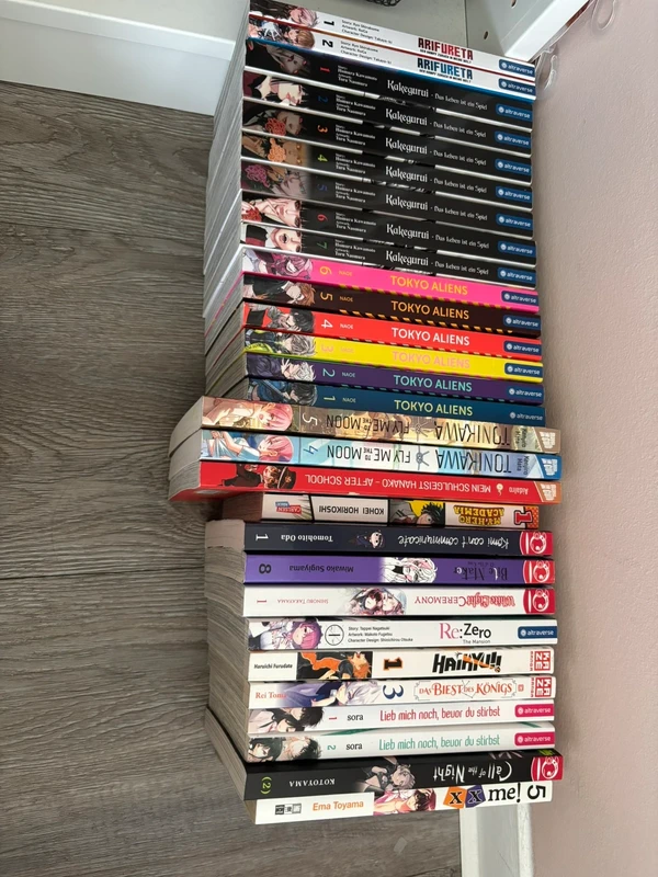 29 verschiedenen Manga-Bände