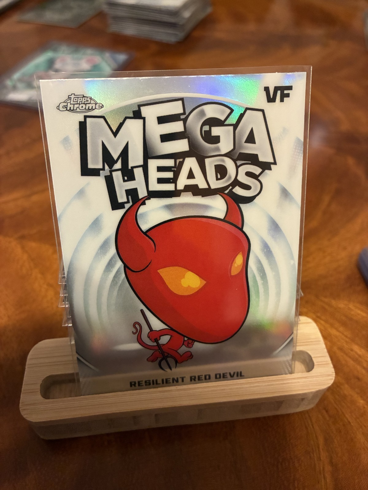 2026 Topps Chrome VeeFriends Resilient Red Devil, Mega Heads