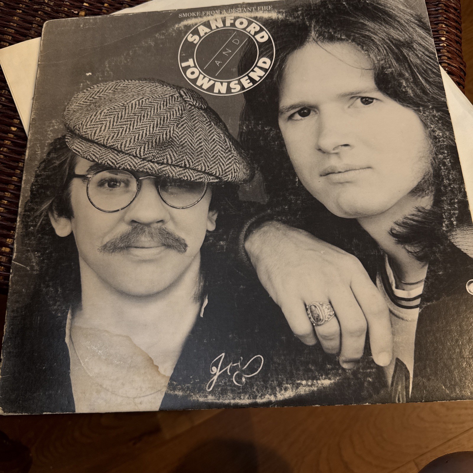 Sanford And Townsend Band Smoke From A Different Fire Lp 1977 WB BS 2966