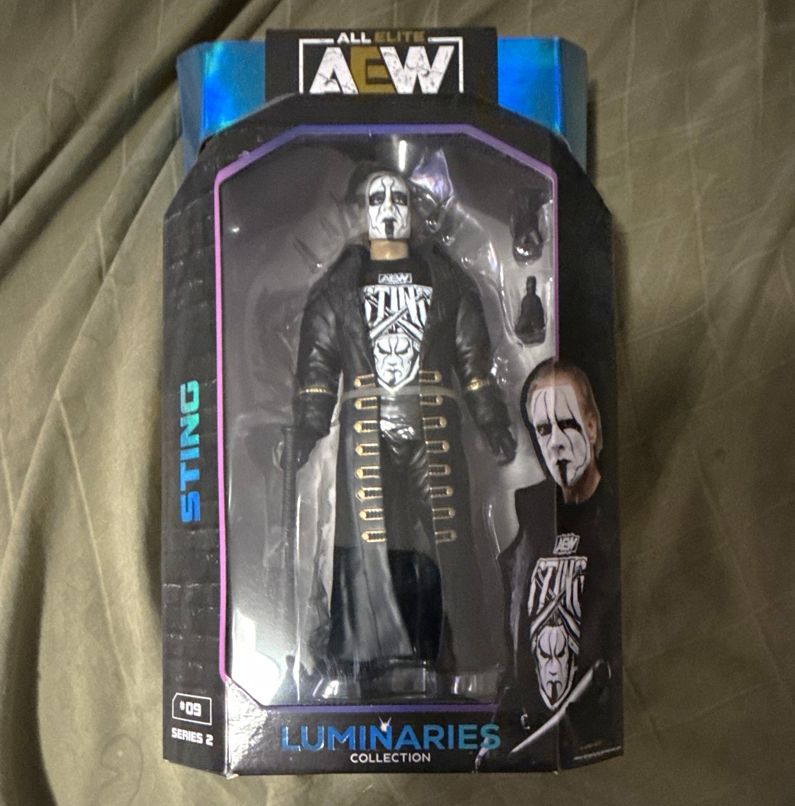 AEW Sting Luminaries Collection Modellino, Serie 2 senza pari, Nero