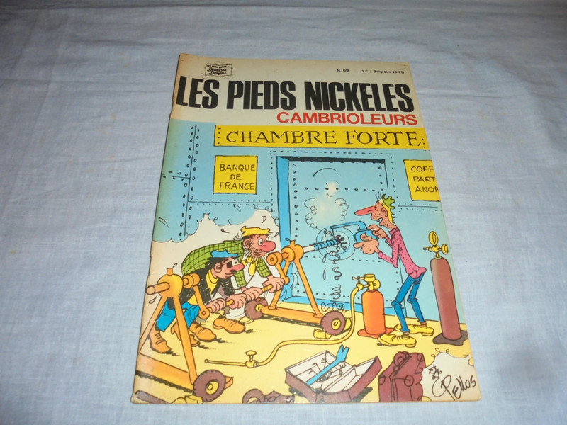 BD Les Pieds Nickelés 69 : Les Pieds Nickelés cambrioleurs Editions SPE 1971