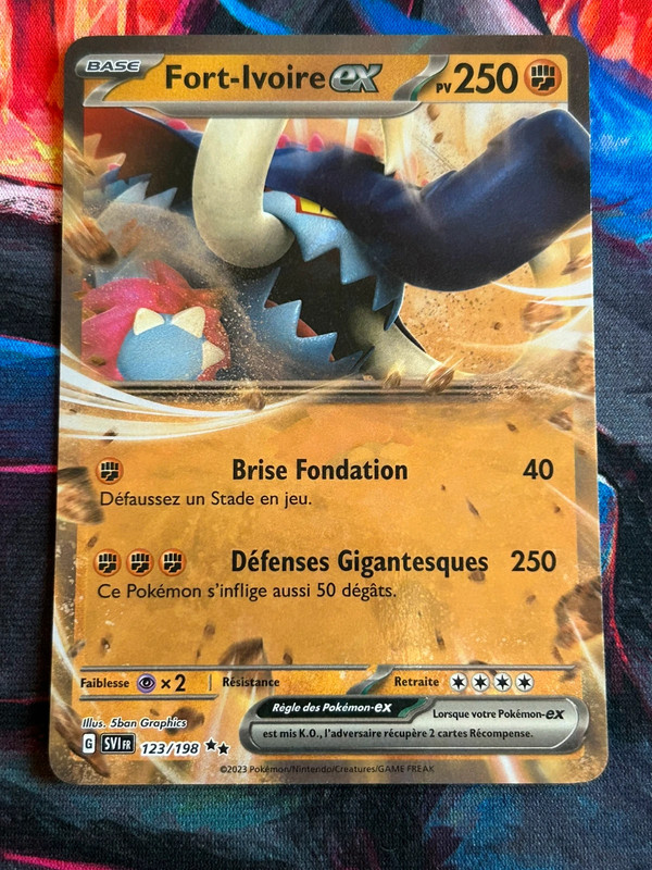 Fort-Ivoire EX 123/198 EV01 Pokémon FR