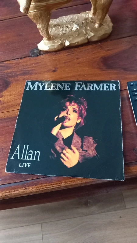 Vinyl (45t) mylene farmer "allan live"