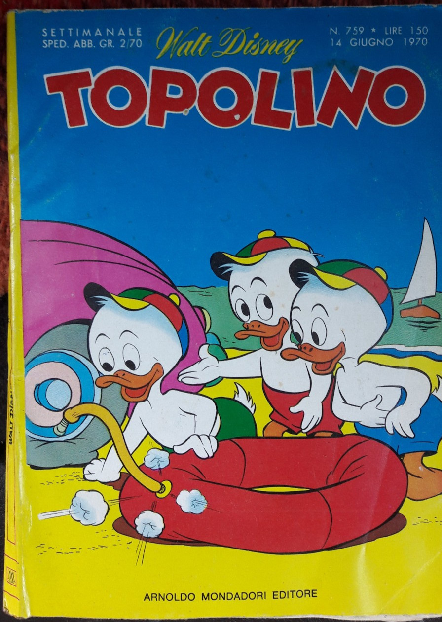 Topolino Numero 759 -  14  Giugno  1970