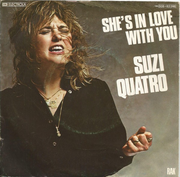 Suzi Quatro - She's In Love With You (7", Single) (Near Mint (NM or M-)) - 39472