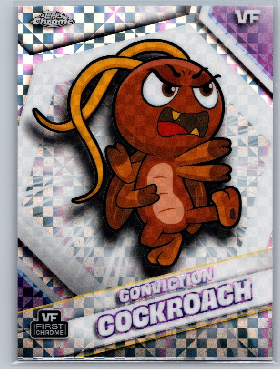 2026 Topps Chrome VeeFriends #58 Conviction Scarafaggio X-Fractor