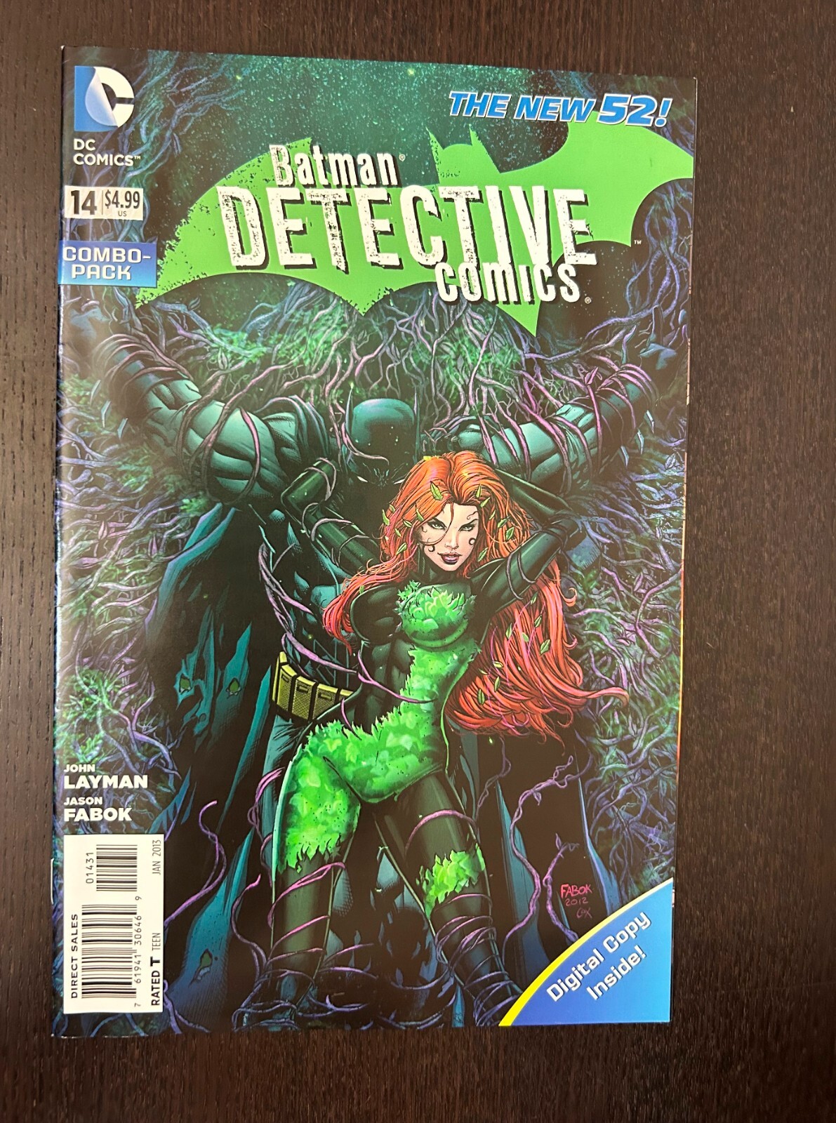 DETECTIVE COMICS #14 (DC Comics 2013) -- Confezione combinata VARIANTE -- FN