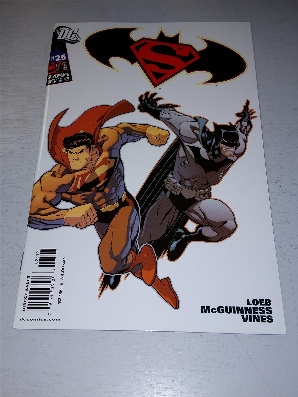 SUPERMAN BATMAN #25 VARIANT VF (8.0 OR BETTER) MAY 2006 DC COMICS