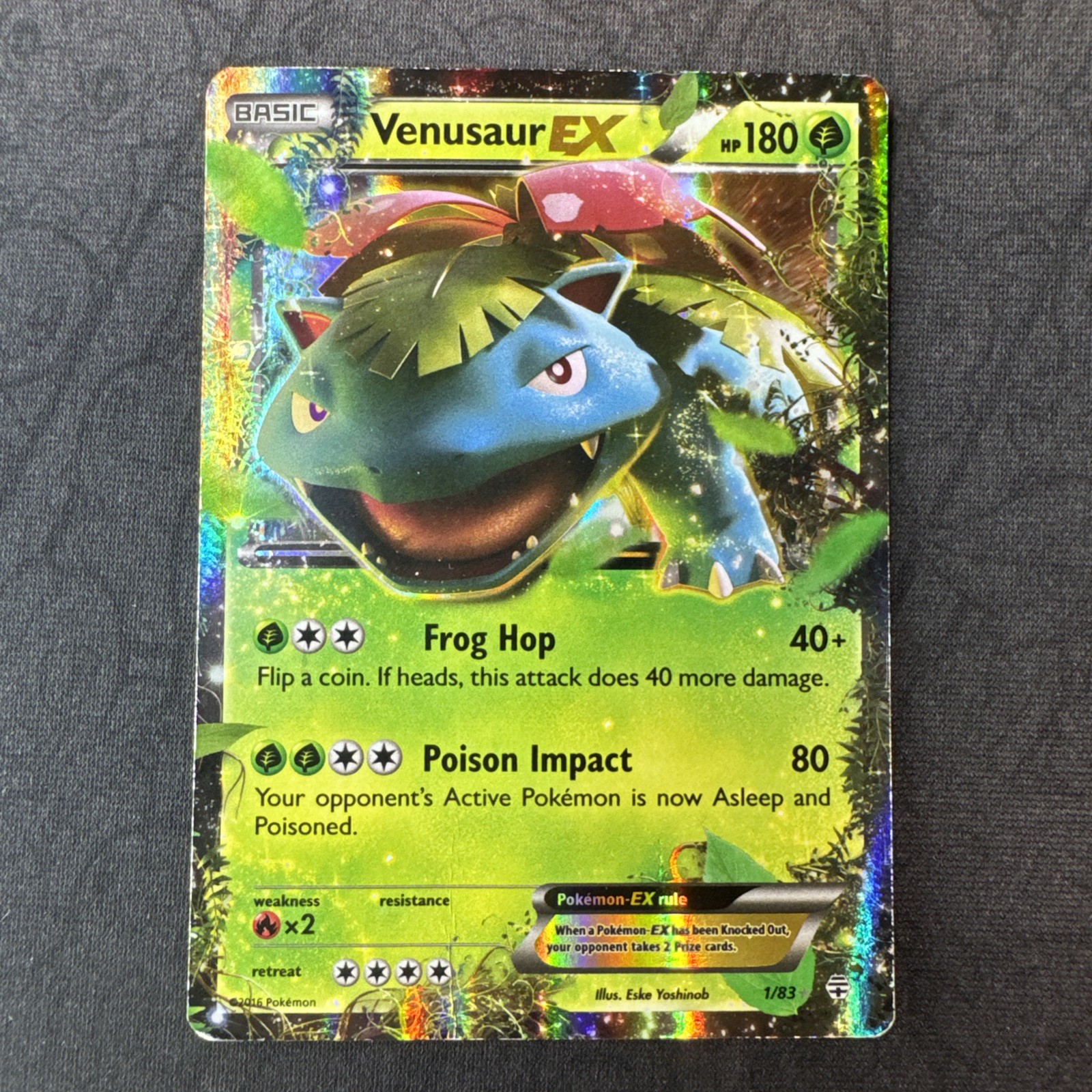 Venusaur EX 1/83 Generazioni Holo Pokemon
