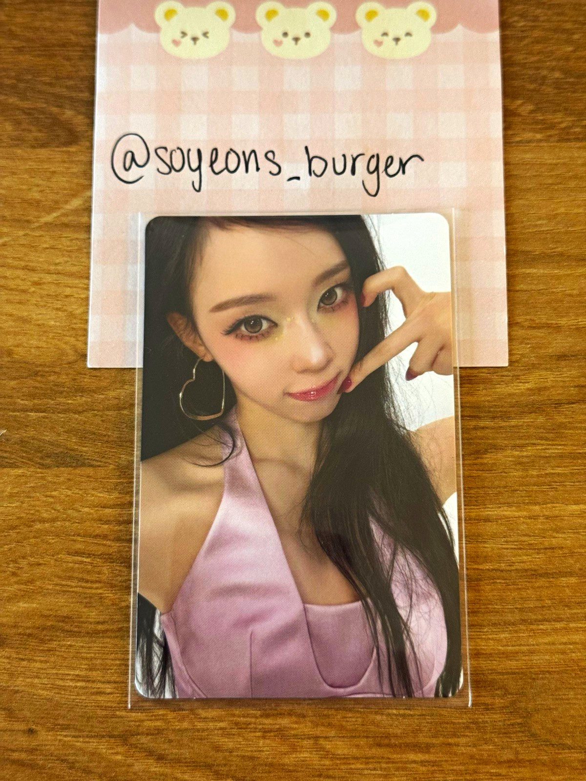 Official WINTER Photocard [Kiss N Tell] (Kiss N Tell Ver) aespa 1st Japanese EP