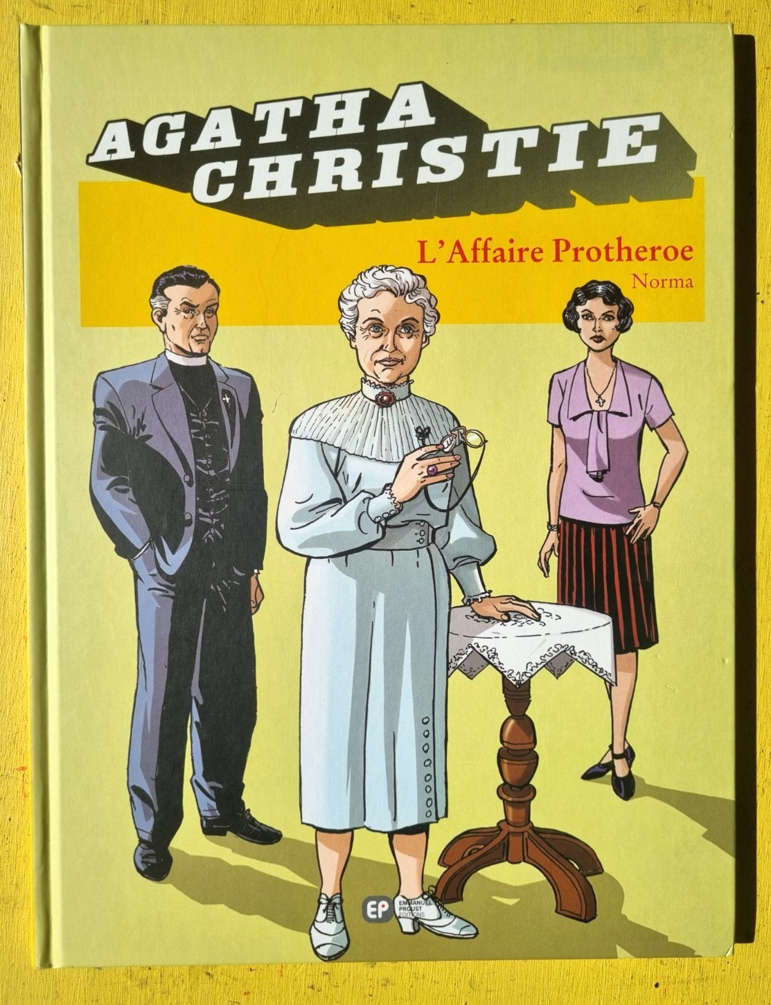 BD AGATHA CHRISTIE  N°9 l'affaire Protheroe 2005  Norma NEUF AD5GH25