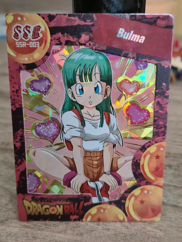 Carte Dragon Ball Bulma SSR-003 Brillante Phantom Card