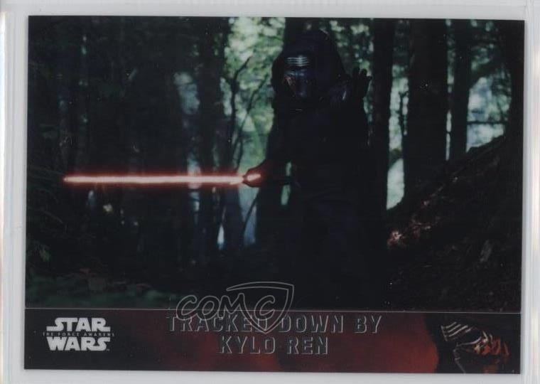 2016 Topps Star Wars: Il Risveglio della Forza Chrome Tracciato da Kylo Ren #65 1m8
