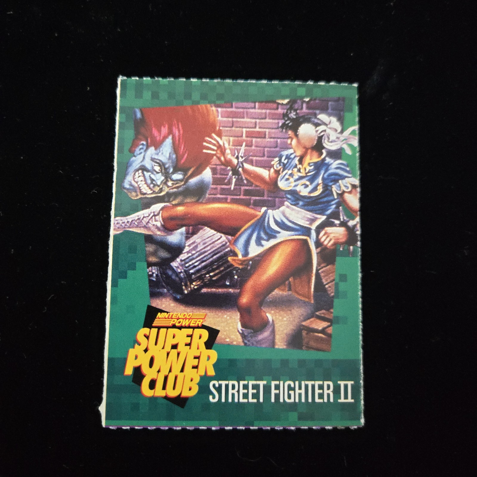 Nintendo Power Super Power Club Magazine Card 59 Street Fighter II