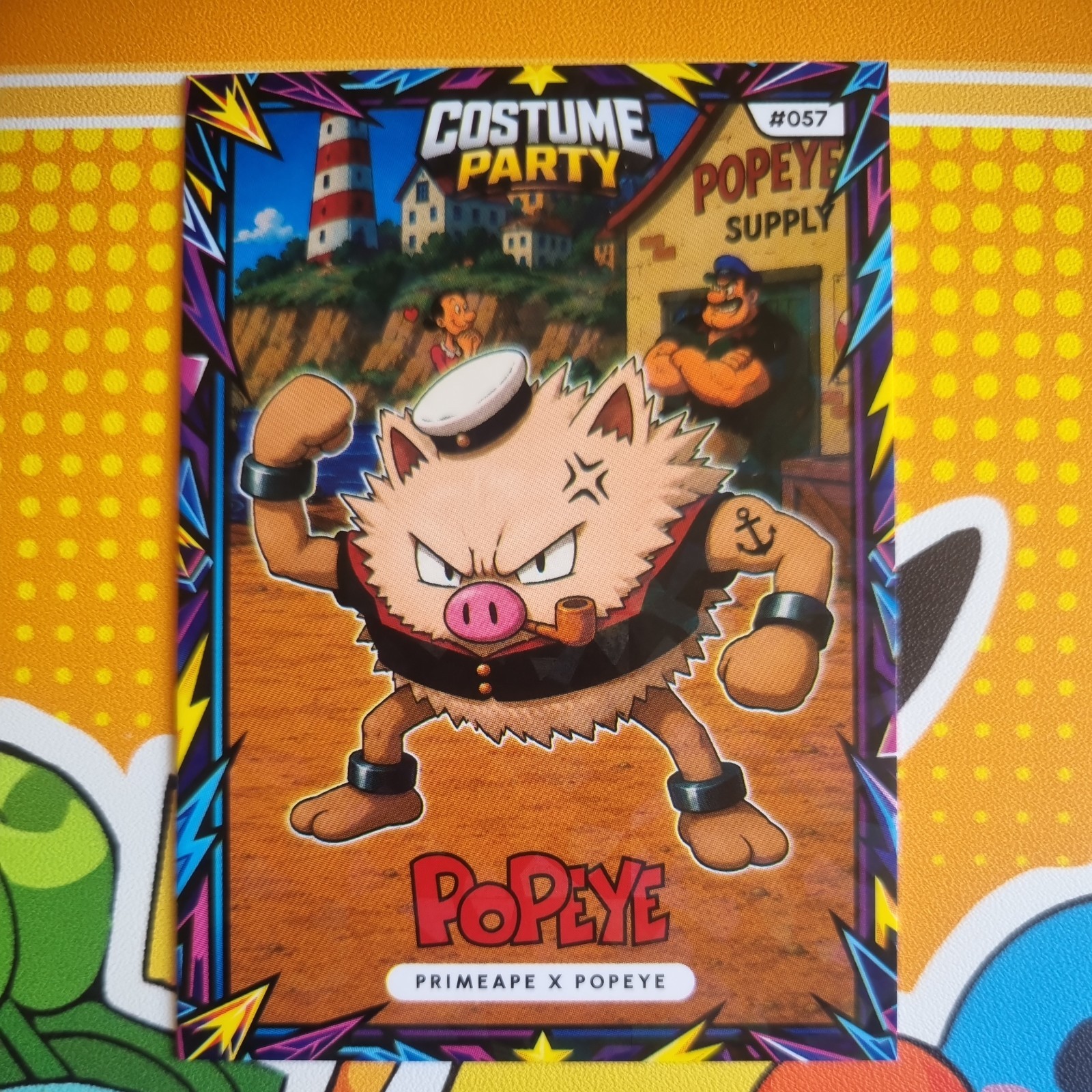 Pokémon Costume Party Primeape #057 Cracked Ice