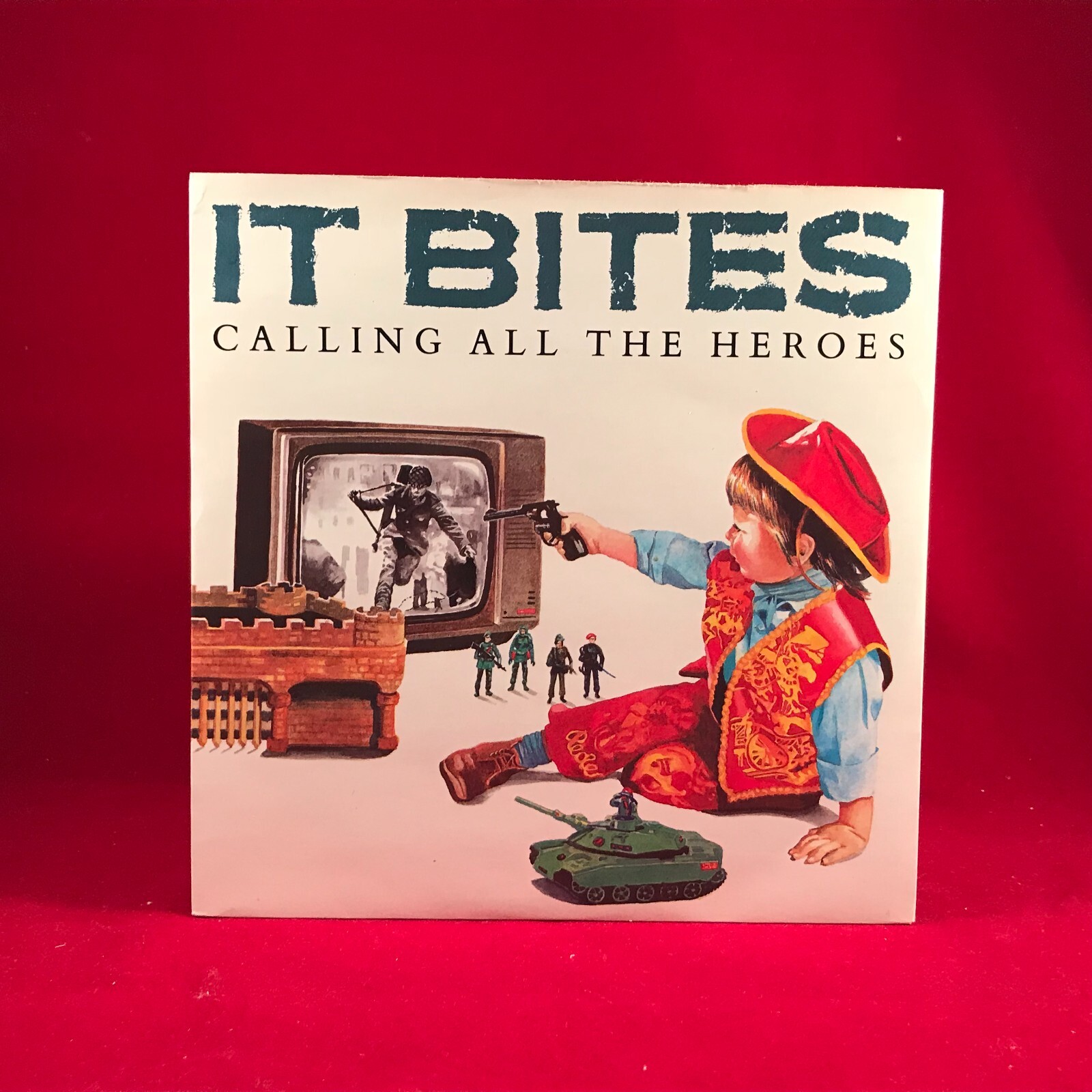 IT BITES Calling All The Heroes 1986 UK 7" vinyl single Strange But True 45