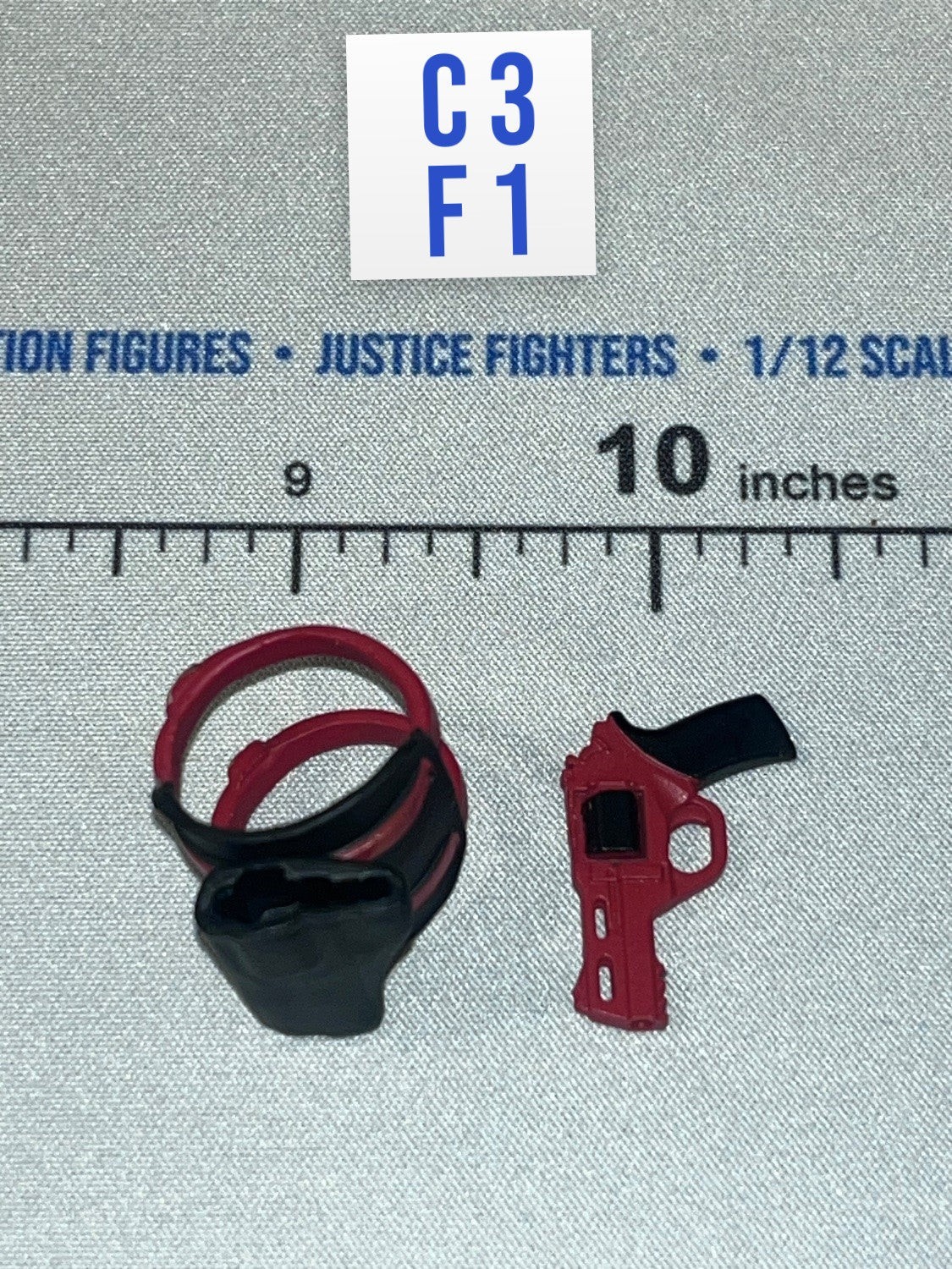 Fondina per pistola scala 1/12 e coscia lato sinistro - esclusiva Pandora (nero)