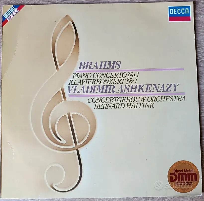 Lotto 8 Vinili LP Brahms – Rarità Classica