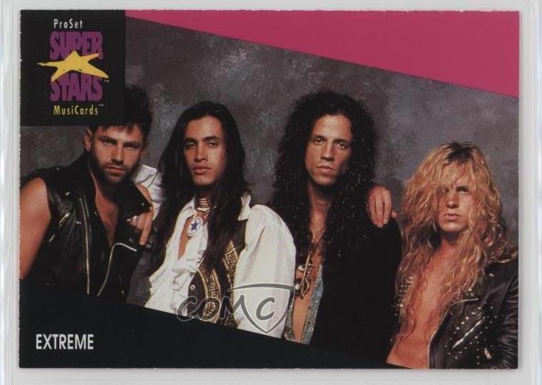 1991-92 Pro Set Super Stars MusiCards Extreme (Logo in Top Left) #174 1b9b