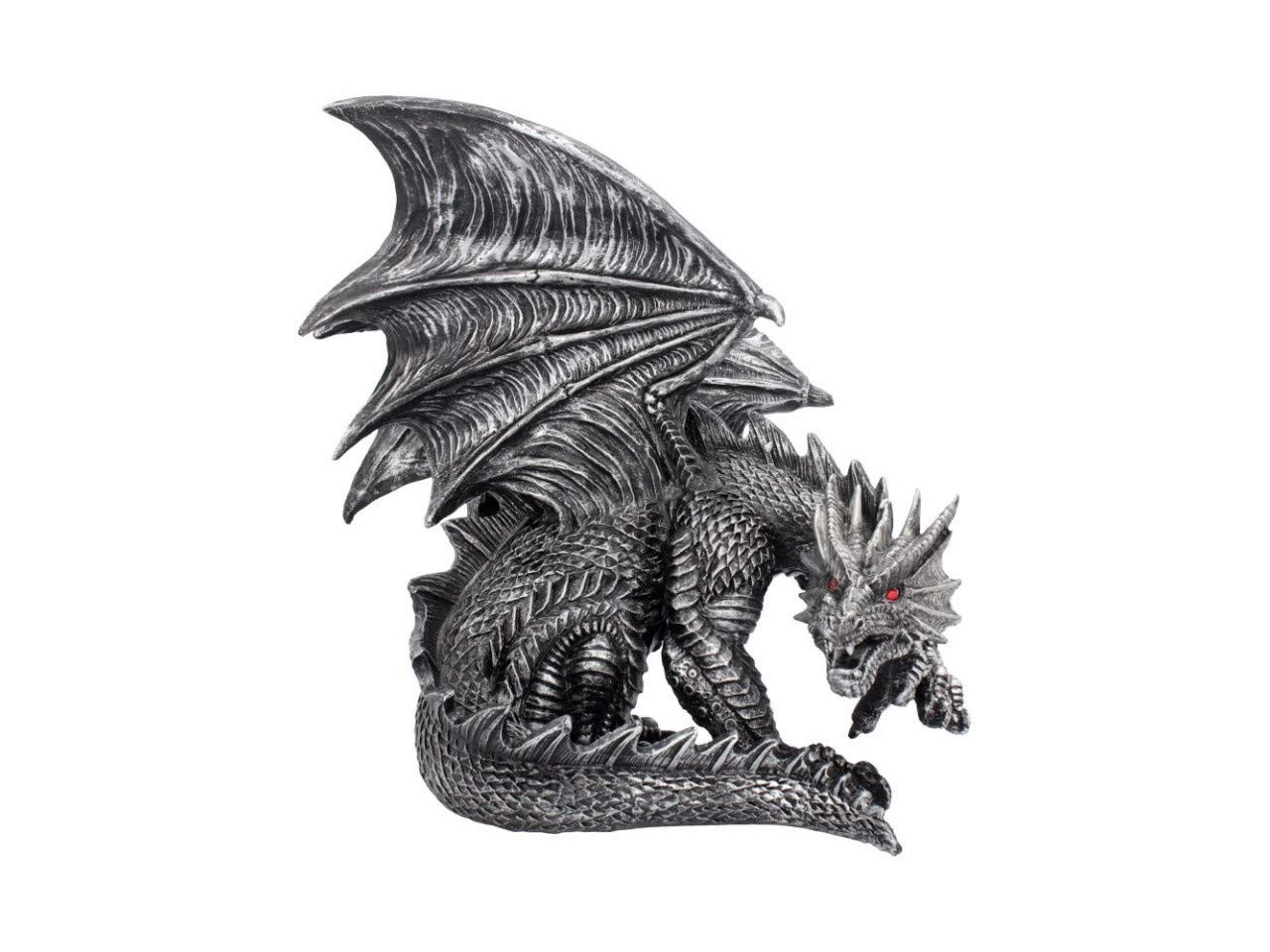 Nemesis Now Obsidian Figurine 25cm Silver, Resin, One Size
