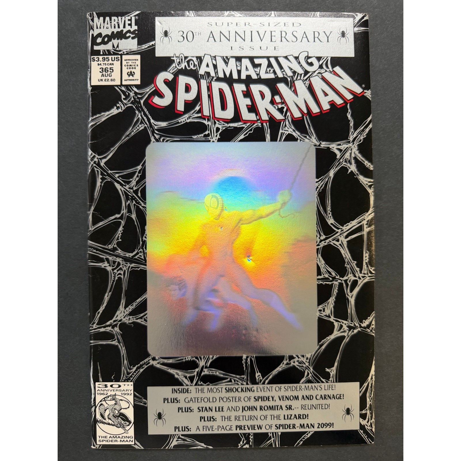 Amazing Spider-Man #365 30° Anniversario 1° App 2099 Marvel Comics 006B