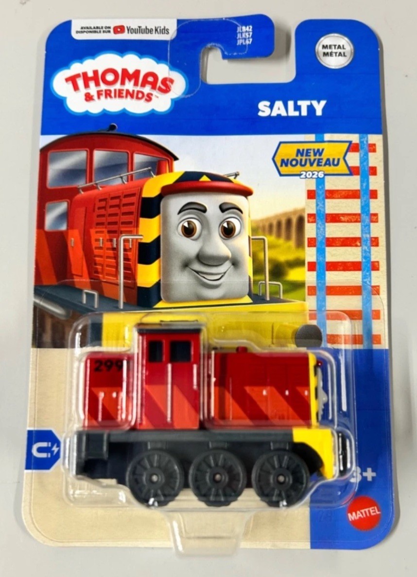Thomas & Friends 2026 Salty - Diecast Toy Train Mattel JBL52-JA10 - New