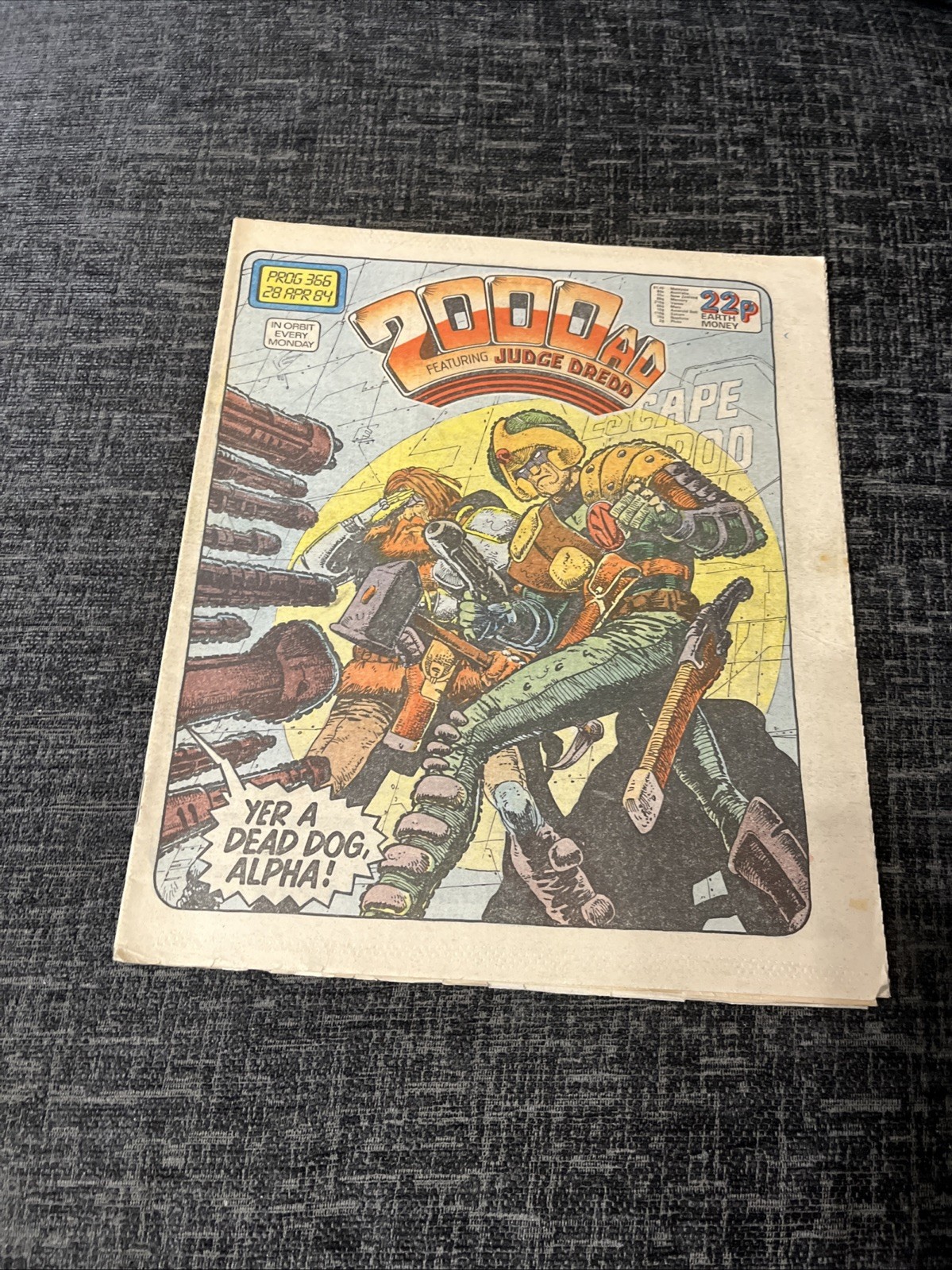 2000AD Comic - Prog 366 - 28 April 1984