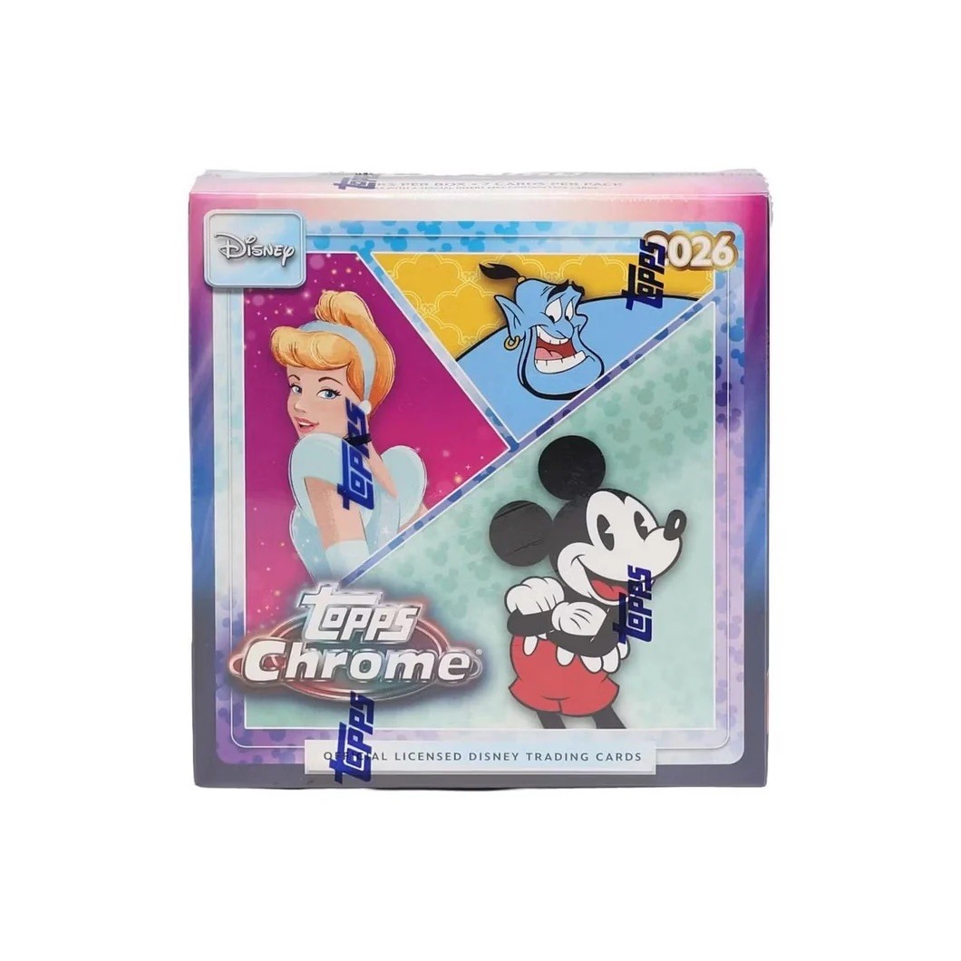 2026 TOPPS CHROME DISNEY MEGA BOX - Nuovo, sigillato in fabbrica