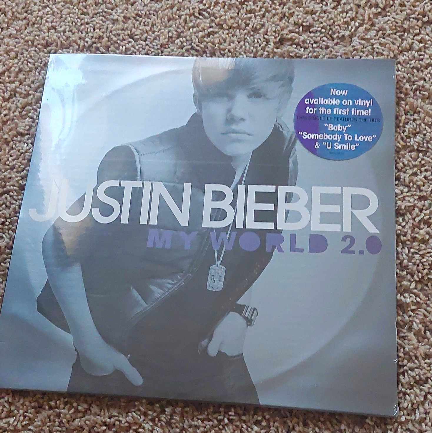Sealed! Justin Bieber My World 2.0 Pop 12" Vinyl LP Island Records