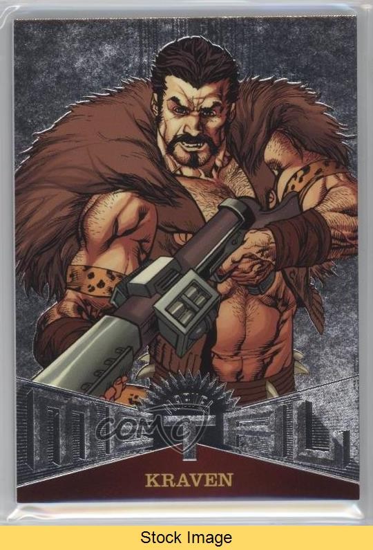 2017 Fleer Ultra Marvel Spider-Man Marvel Metal Kraven #MM32 LEGGI 1b9b